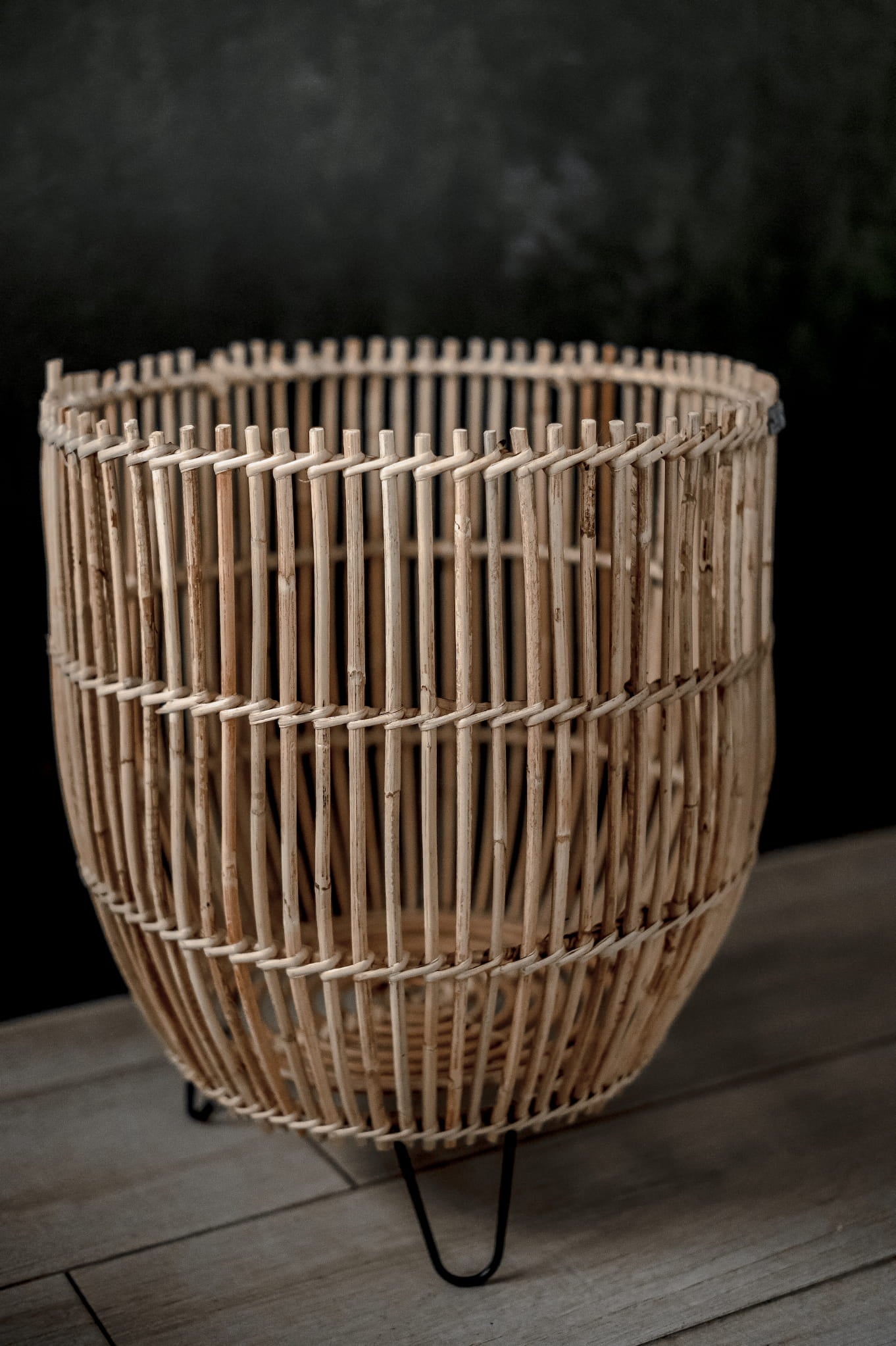 POT BASKET RATTAN LAURA SET OF 2