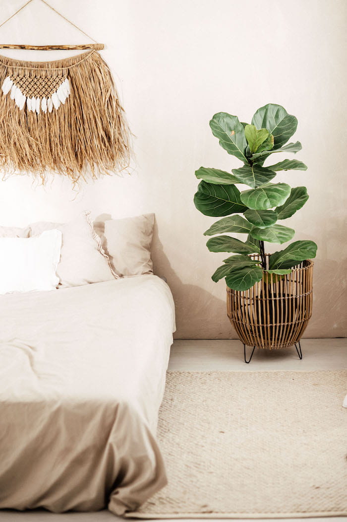 TOPFKORB RATTAN GRAU LAURA 2ER SET