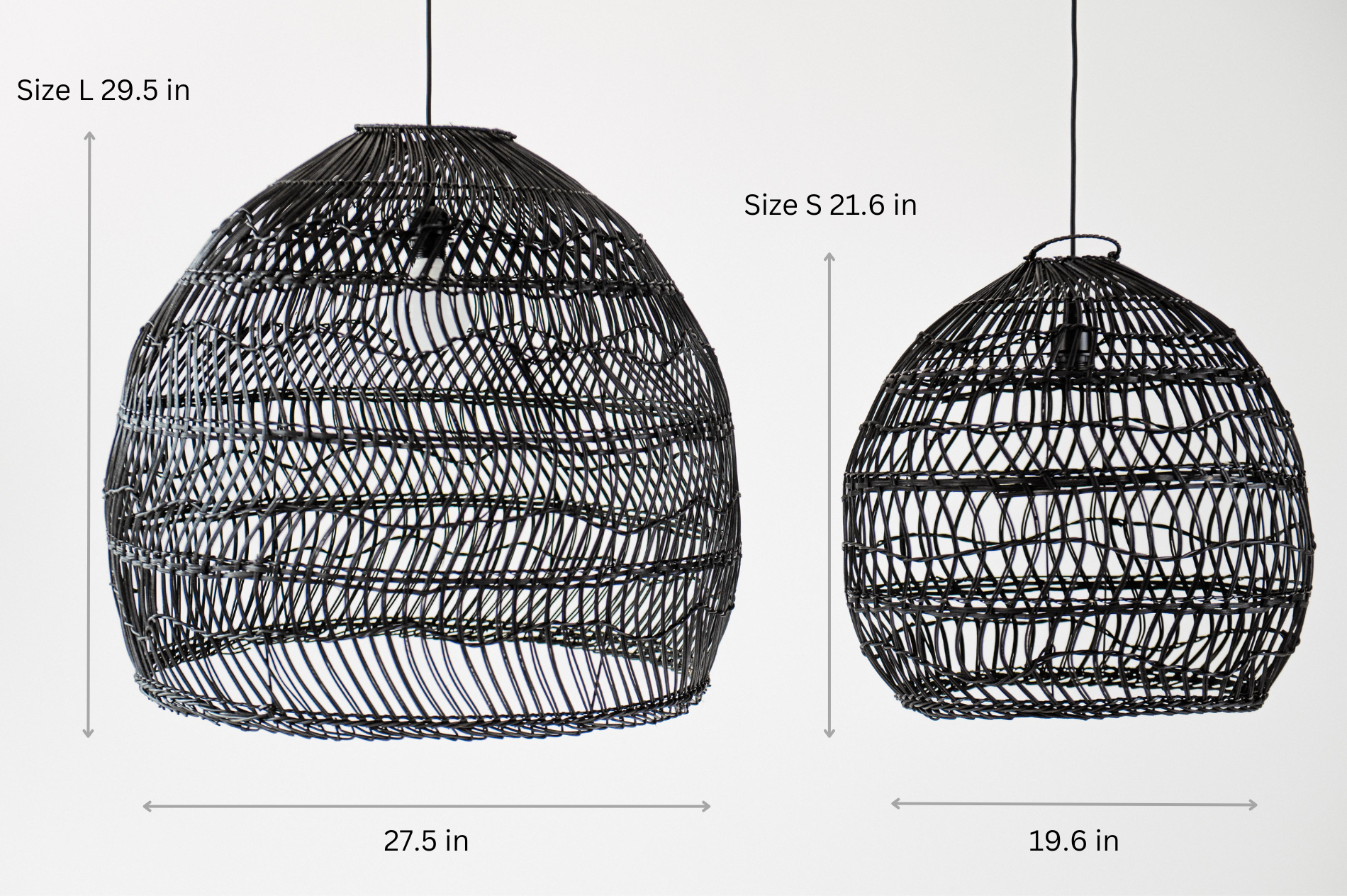 RATTAN LAMPE CEZAR