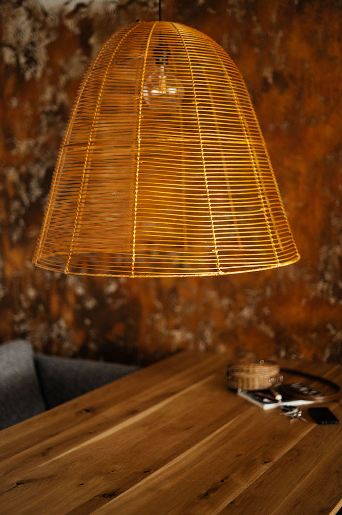 BELLA RATTAN LAMPE