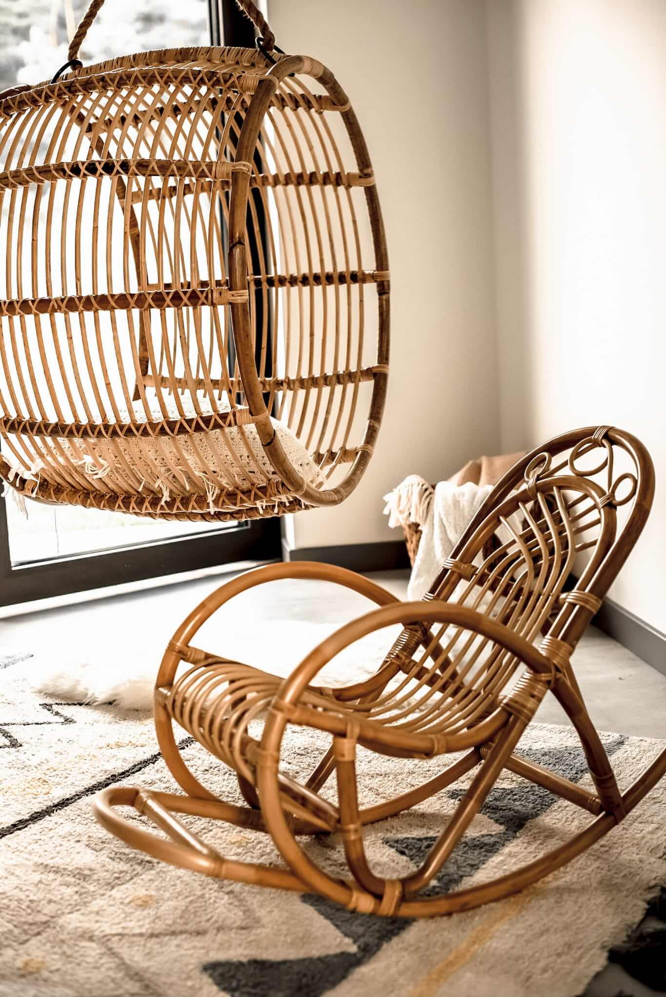 RATTAN HANGING CHAIR KAI JUNIOR