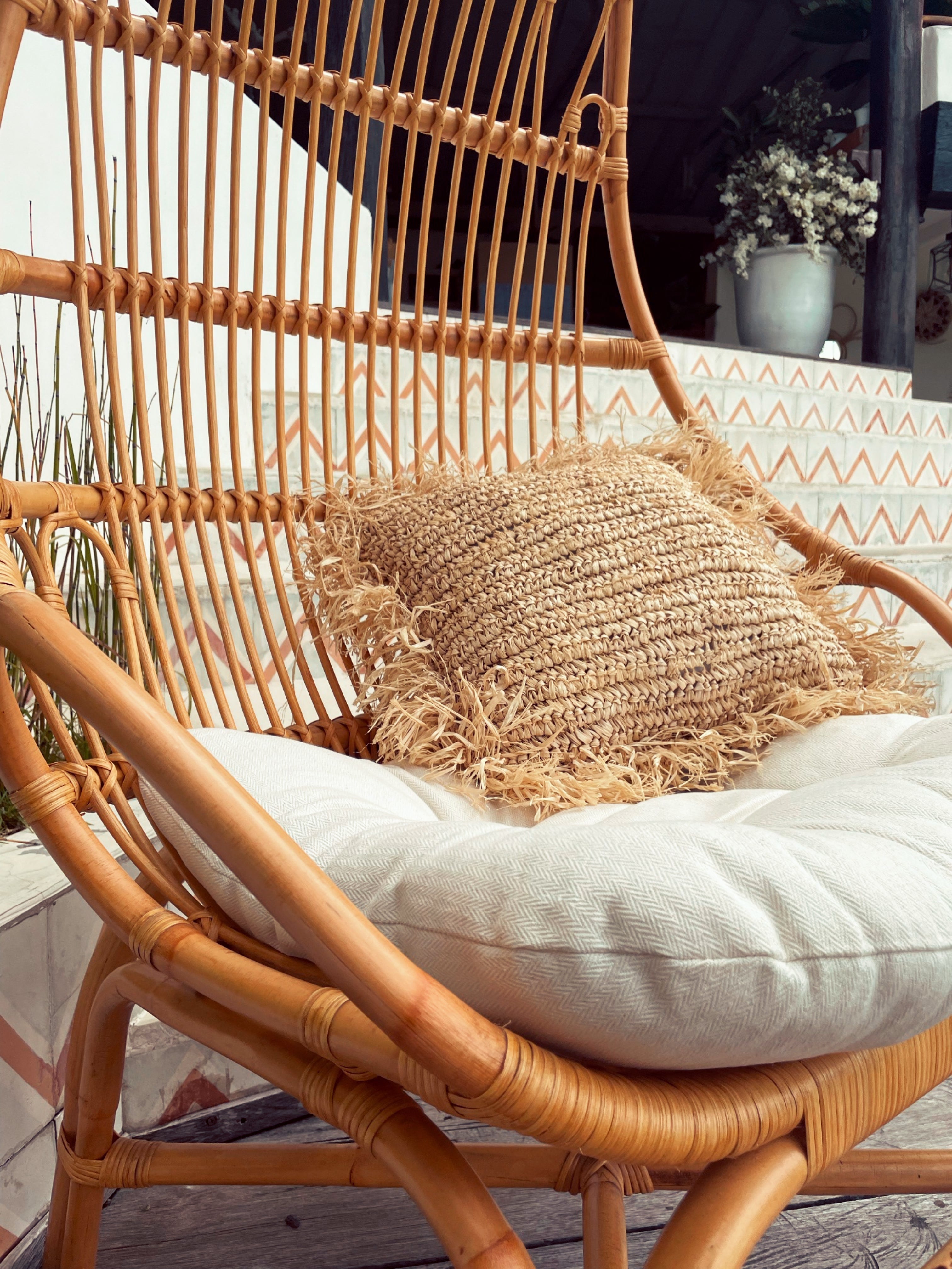 Rattan Chair - Rattan Furniture - Boho Style Chair - Monnarita - handmade chair