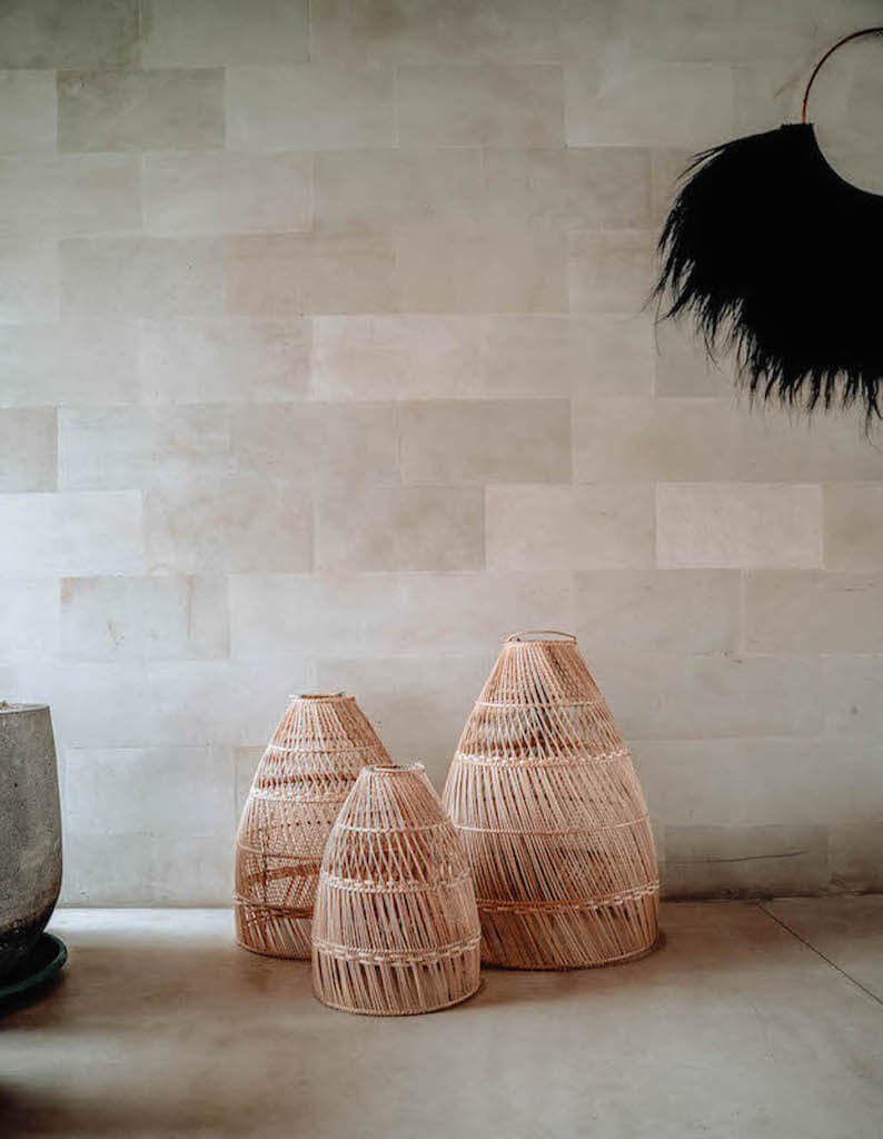 Rollo Rattan Lamp - Boho Style Lamp