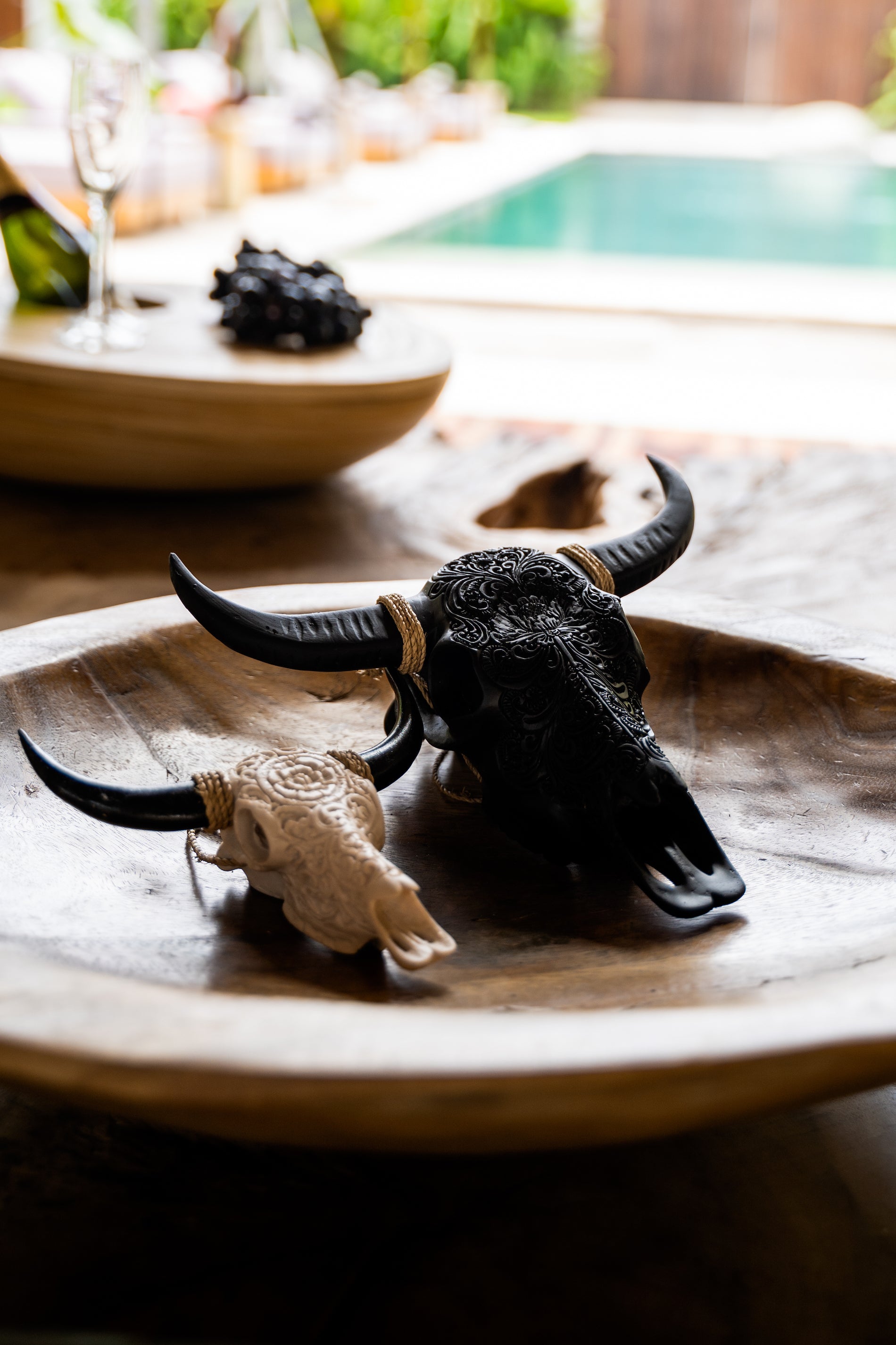 Bull Head Decor - Hang Wall Decor - Monnarita - handmade decor